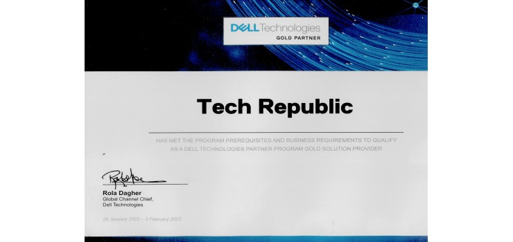 Tech Republic Limited Achieves Gold Partner Status with Dell Technologies in 2023